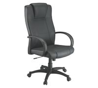 Fauteuil de direction Galb cuir avec têtière intégrée