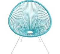 Fauteuil de jardin Acapulco bleu Kare Design