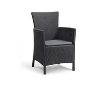Fauteuil de jardin Allibert by IOWA En résine imitation rotin tressé Coloris :