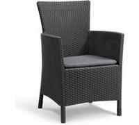 Fauteuil de jardin Allibert by IOWA En résine imitation rotin tressé Coloris :