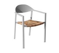 Fauteuil de jardin empilable aluminium et résine synthétique - Bage