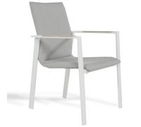 Fauteuil de jardin empilable en aluminium Ravigarden Isola