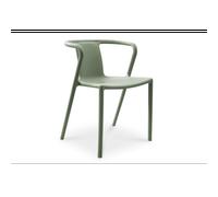 Fauteuil de jardin empilable en polypropylène - vert olive