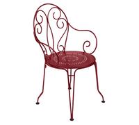 Fauteuil de jardin empilable FERMOB Montmartre - Piment