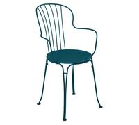 Fauteuil de jardin empilable FERMOB Opéra + - Bleu Acapulco