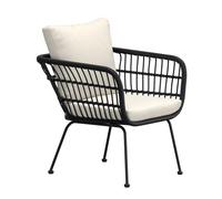 Fauteuil de Jardin Isola 71cm Noir