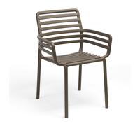 NARDI - Fauteuil empilable Marron
