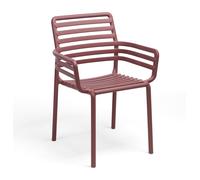 NARDI - Fauteuil empilable Rouge