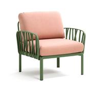 NARDI fauteuil pour l'extérieur KOMODO (Agave / Rose quartz - Polypropylène fibre de verre et tissu acrylique)