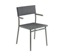 Chaise Lafuma Mobilier Oron Batyline Duo noir chiné