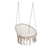 Fauteuil de jardin suspendu BOHO, beige, coussin | Sofotel