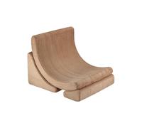 Fauteuil De Jeu Enfant - Pouf Design Lune En Velours Côtelé Toffee TU