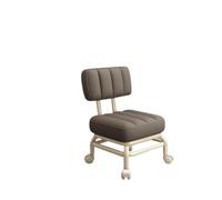 Fauteuil de pédicure avec assise basse et roulettes, repose-pieds universel, roues pivotantes, tabouret pour pédicure, fitness, maison, garage, barbier, gris foncé