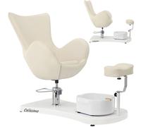 Fauteuil de pédicure cosmétique avec bassin de trempage des pieds pour le salon de spa