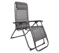 Fauteuil de relaxation Comfort Fauteuil de relaxation pliable & réglable pour jardin camping balcon & terrasse