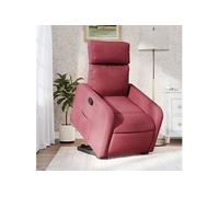 vidaXL Fauteuil inclinable - Rouge Bordeaux