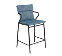 Fauteuil De Repas Matelassé Mi-haut - Ancône Middle - Tundra - Bleu Cobalt - Lafuma Mobilier