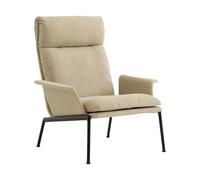 Fauteuil de repos structure noir Muno LN17 WxHxD 78x95x66cm