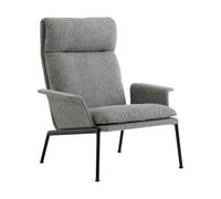 Fauteuil de repos structure noir Muno LN17 WxHxD 78x95x66cm