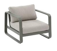 Fauteuil de salon de jardin Domilly vert laurier - Hespéride