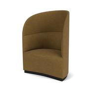 Fauteuil de Salon de Thé à Dossier Haut Doré/bouclé