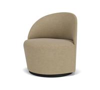 Fauteuil De Salon De Thé Pivotant Beige/Bouclé