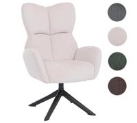 Fauteuil de salon HWC-Q54 (320 g/m²) crème