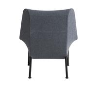 Fauteuil de salon O2 stucture noir powder-coated steel base