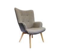Fauteuil de salon scandi helsinki - gris