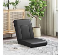 vidaXL Fauteuil de Sol Ajustable Cappuccino Simili Cuir, Fauteuil Moderne Ajustable, Dos Multi-Positions, Super pour Salon, Jeux, Chambre