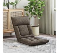 Fauteuil de sol ajustable Tissu Chaise réglable Sécurité maison Détente vidaXL v