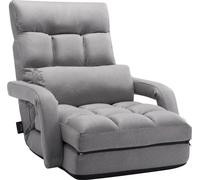 Fauteuil de sol avec 5 positions réglables et accoudoirs Fauteuil de jeu de sol