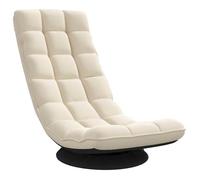 vidaXL Chaise de sol pivotante en lin 70x51x79 cm