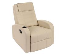 Mendler Fauteuil relaxation TV - Crème