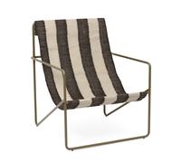 Fauteuil Desert Olive/Blanc Cassé/Chocolat