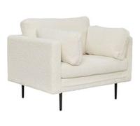 Paris prix Fauteuil design bouclette Boom - Blanc