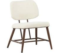 Paris prix Fauteuil design bouclette - Blanc