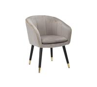 FAUTEUIL PARIS GRIS/OR