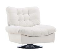 Fauteuil Design Florens 108cm Blanc Cassé