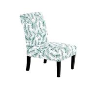 Fauteuil Design Imprimé Indira 92cm Blanc & Vert