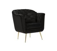 Fauteuil Design Matelassé Budapest 91cm Noir
