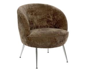 Fauteuil Design Tildae 71cm Marron Tonka
