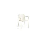 Fauteuil Deville avec Accoudoirs, Blanc Crème