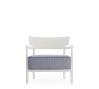 Fauteuil D'extérieur Kartell CARA MAT Blanc/ Bleu