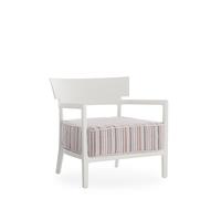 Kartell - Fauteuil rembourré Rouge