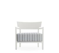 Fauteuil D'extérieur CARA MAT Blanc/ Vert