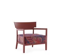 Kartell - Fauteuil rembourré Rouge