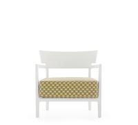 Kartell - Fauteuil rembourré Jaune