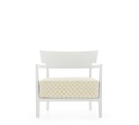 Kartell - Fauteuil rembourré Blanc