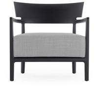 Fauteuil D'extérieur Kartell CARA MAT Noir/ Gris